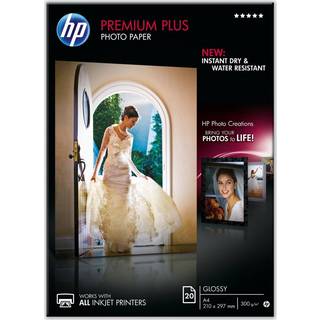 HP Premium fotopapir Plus A4 - 20 ark - På lager i butik