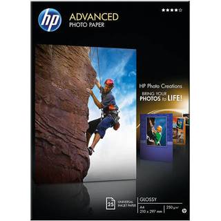 HP Advanced fotopapir glittet 25 ark, A4, 210 x 297 mm