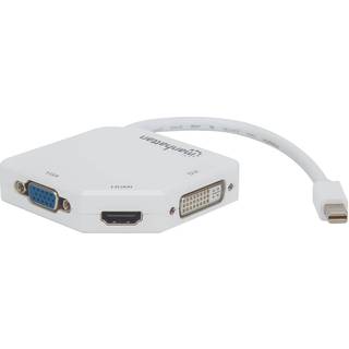 MANHATTAN 3-in-14K Mini-DisplayPort-Adapter HDMI/DVI/VGA
