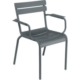 Fermob - Luxembourg Armchair Acapulco Blue 21 - Udendørs spisebordsstole - Frédéric Sofia - Blå - Metal