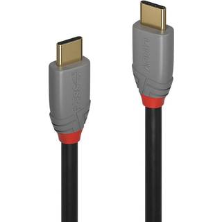 LINDY USB 3.1  Typ C Kabel 5A PD Anthra Line 1m