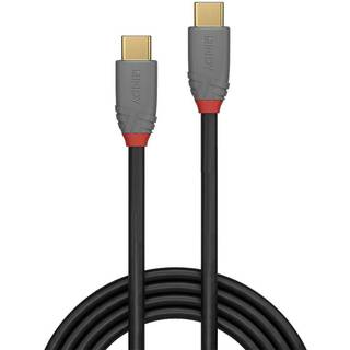 Lindy Anthra USB-C kabel (100W, SuperSpeed+ 10 Gbps) | 50 cm | PRIS-MATCH