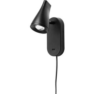 KILE LED Væglampe med USB og Touch dæmp, 6W, Nielsen Light - sort