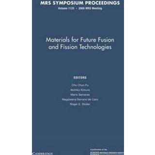 Materials for Future Fusion and Fission Technologies: Volume 1125