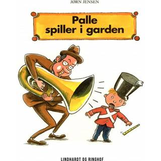 Palle spiller i garden