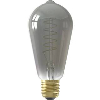 Calex LED Rustic 4W=10W E27 2100K Titanium Dæmpbar