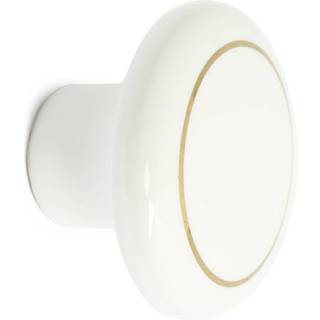 HABO MØBELKNOP JAMES PORCELÆN HVID