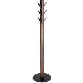 Stumtjener med justerbare knager - Natur - 40cm x 40cm x 168cm - Barbara