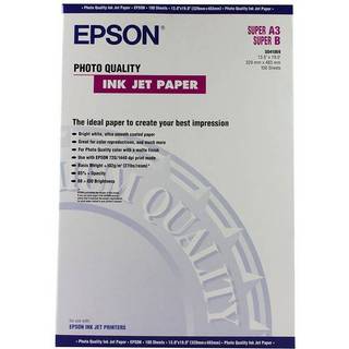 EPSON Photo Quality Inkjet Paper A3+, 100 sheet, 105g  S041069
