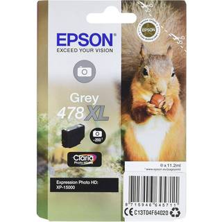 Epson 478XL - grå - original - blækpatron - Blækpatron Grå