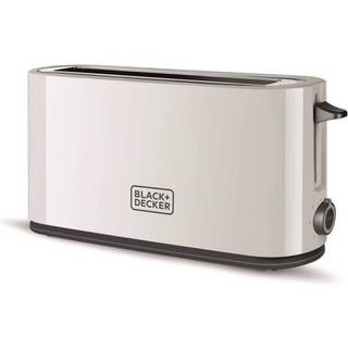 BLACK+DECKER Brødrister 1000W hvid