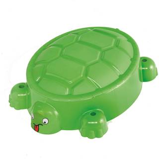 Paradiso Toys Sandkasse i plast, skildpadde med låg smil, grøn - 805-494