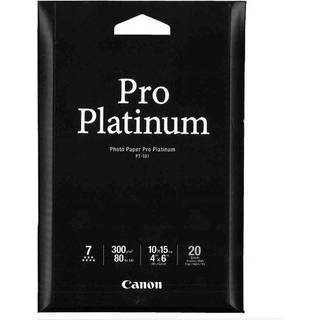 Canon Fotopapir Pro Platinum, 10x15 cm, 20 ark, 300g (PT-101) 2768B013