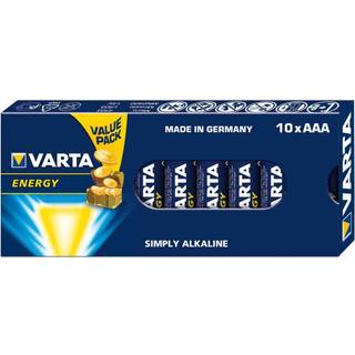 Varta Energy Micro AAA 10 Pak Alkaline Batteri