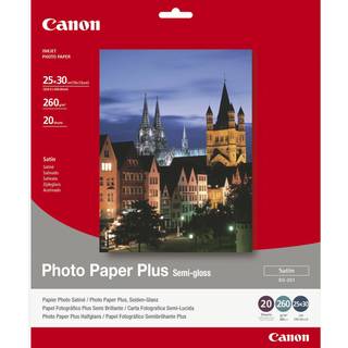 CANON SG-201 PLUS SEMI-GLOSS SATIN 260g/m² 20stk 20x25