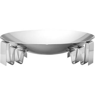 FREQUENCY skål, stor, Georg Jensen, Blankt rustfrit stål