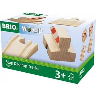BRIO 33385 - 54mm Ramper med stopklodser - 4 stk.