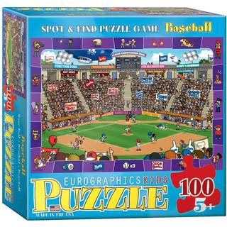 Baseball - Spot and Find 100 -Piece Puzzle Star