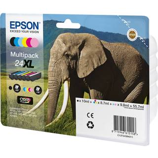 Epson 24XL Multipack Easy Mail Packaging - Blækpatron Cyan