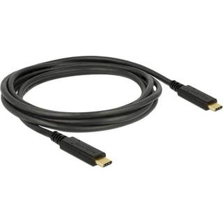 DELOCK USB 3.1 Gen 1 (5 Gbps) cable Type-C to Type-C 2 m 3 A E-Marker