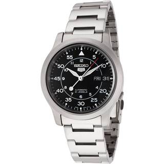 Seiko 5 Automatic Black Dial Stainless Steel Bracelet Men's Watch SNK809K1