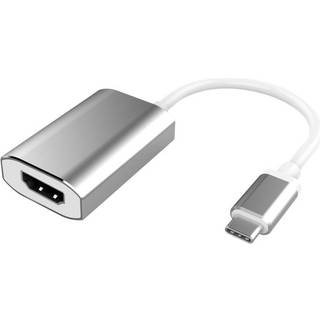 MICROCONNECT USB - C to HDMI, Silver, 0.2m