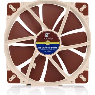Noctua NF-A20 5V - Kabinet køler - 200mm - Brun - 18 dBA