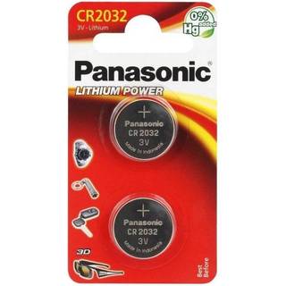 Panasonic Mini CR2032 Batteri 3V - 2 Stk.