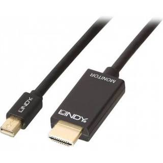 LINDY Kabel Mini DisplayPort/HDMI 4K30 (DP: passiv) 2.00m