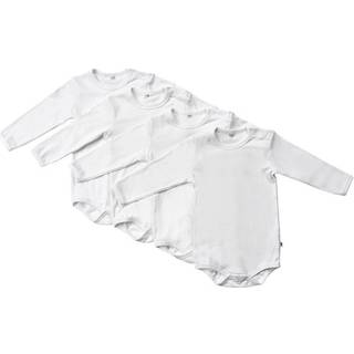 Pippi 4 Stk L/Æ Bodystockings - White 100