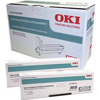 OKI - gul - original - tonerpatron - Lasertoner Gul