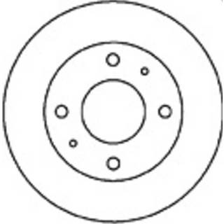 Bremseskive MAPCO 25520