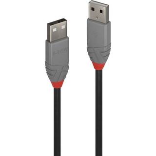 LINDY USB 2.0 Typ A Verlängerungskabel Anthra Line 5m