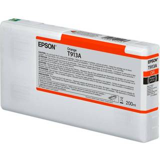 Epson Orange T913A - 200 ml blækpatron