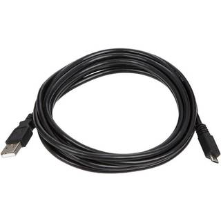 USB-A til USB Micro-B kabel 3m (sort)