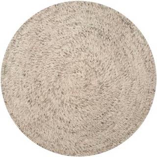 Classic Collection Rund Tæppe Merino Natural Beige 200 cm