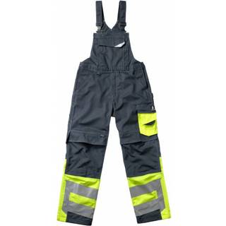 MASCOT SAFE SUPREME Sunderland overall med knælommer, sort/hi-vis gul - 82C54