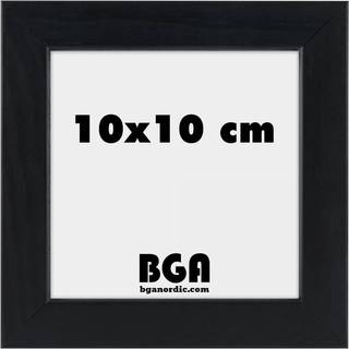 Ramme Stilren Sort 10x10 cm