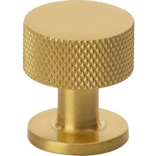 Beslag Design Crest knop, Ø26 mm, børstet messing