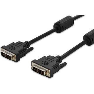 Digitus AK-320100-050-S DVI kabel 5 m DVI-D Sort