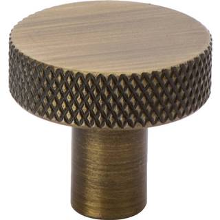 Beslag Design Flat knop, Ø26 mm, antik bronze