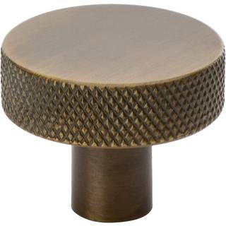 Beslag Design Flat knop, Ø32 mm, antik bronze