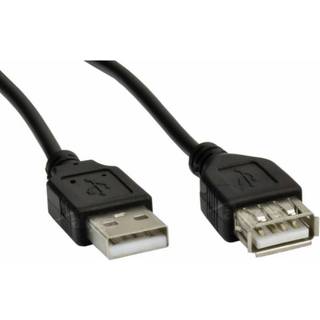 Akyga Forlængerkabel USB-A-han - USB-A-hun 2.0 3m - Sort
