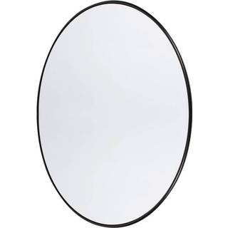 Copenhagen Spejl Muubs sort jern ramme (Variant: Ø: 80 cm)