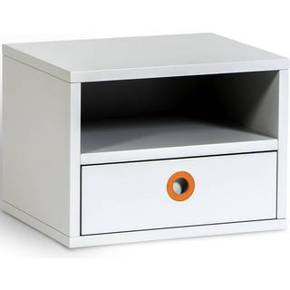 Mavis Höllviken Bedside Table Wall Mounted White Pigmented Oak - Sengebord Eg Hvidpigmenteret Eg - 13916VÄG