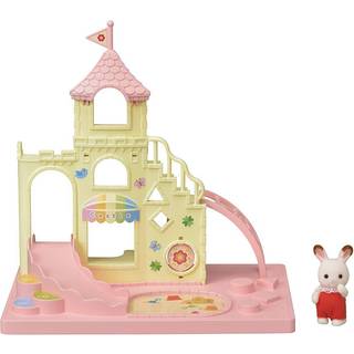 Sylvanian Families Baby Legeslot med en Chocolate kanin-figur