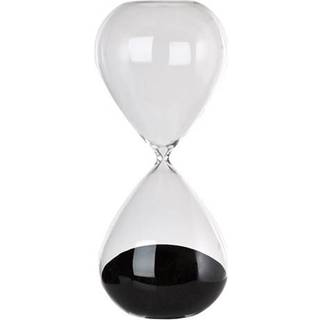 POLSPOTTEN Ball timeglas L 38 cm Sort