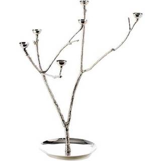POLSPOTTEN Twiggy lysestage L 65 cm Sølv