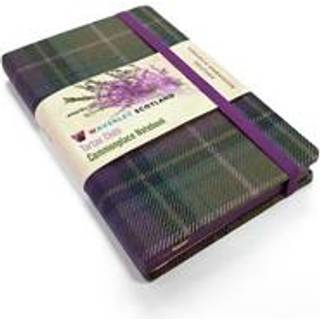 Waverley S.T. (M): Heather Pocket Genuine Tartan Cloth Commonplace Notebook