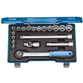 Gedore Topnøglesæt 1/2" 6-kant 19 dele 8-24mm